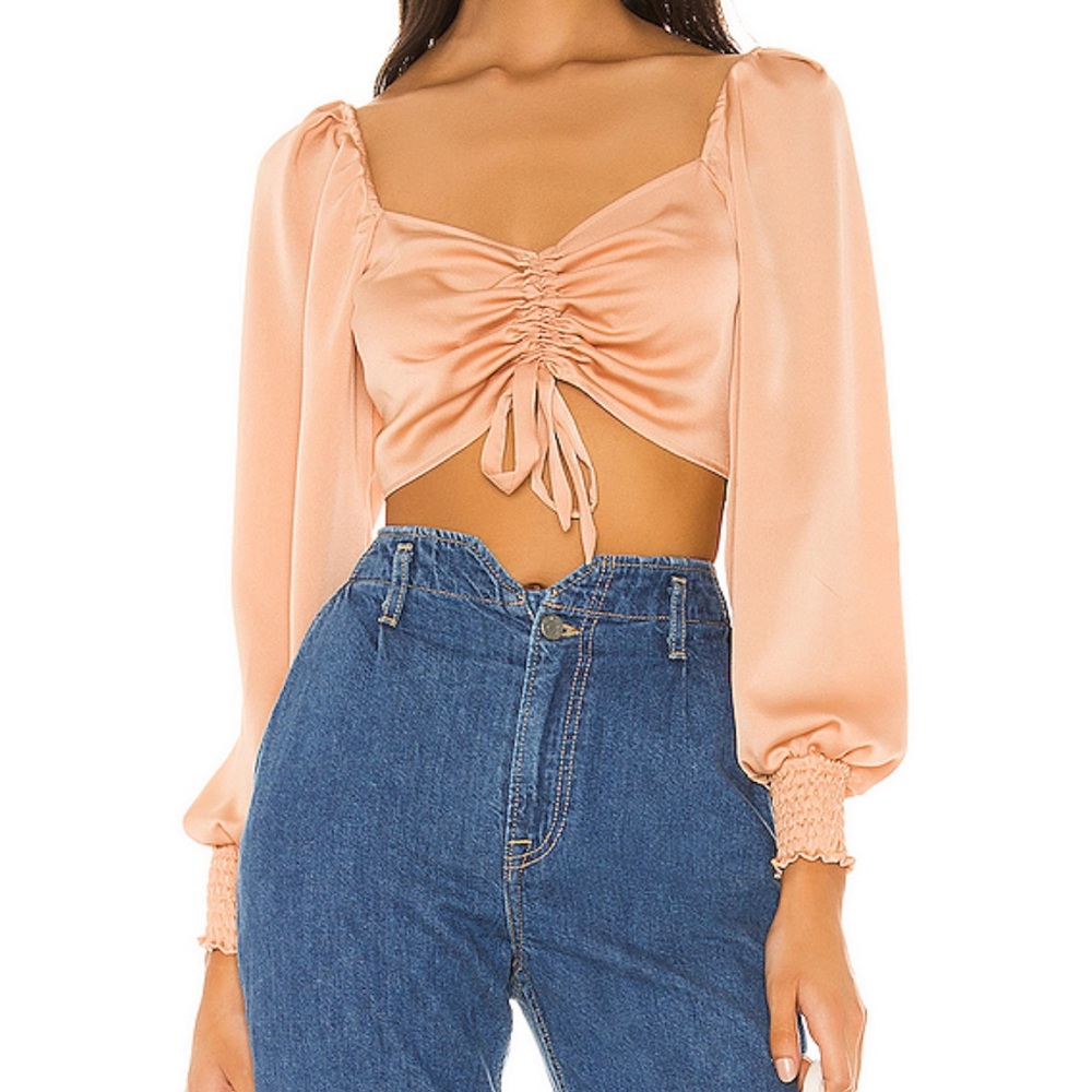 From Revolve: Rese Everly Top in Blush Nude (Brand New)